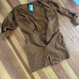 Potters blend utility romper - unworn with tags!